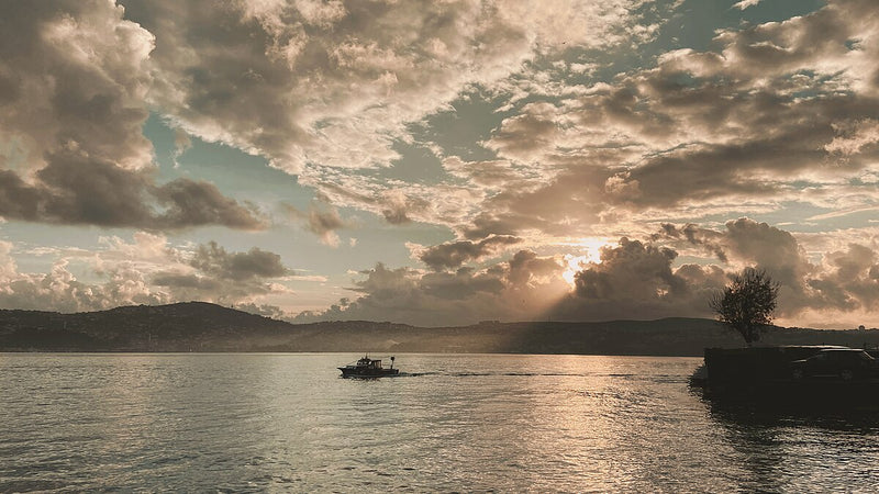 Dawn light over calm water — the golden hour when low-light underwater fishing cameras with Sony STARVIS sensors outperform IR and LED alternatives