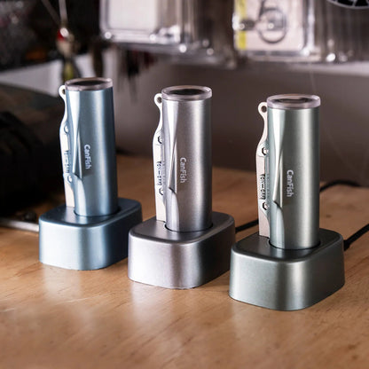 CanFish CamX in three colors — Shimmery Silver, Deep Sea Blue, and Mystic Green