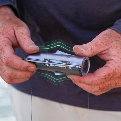 Stabilizer fin design keeps the CanFish CamX upright in current